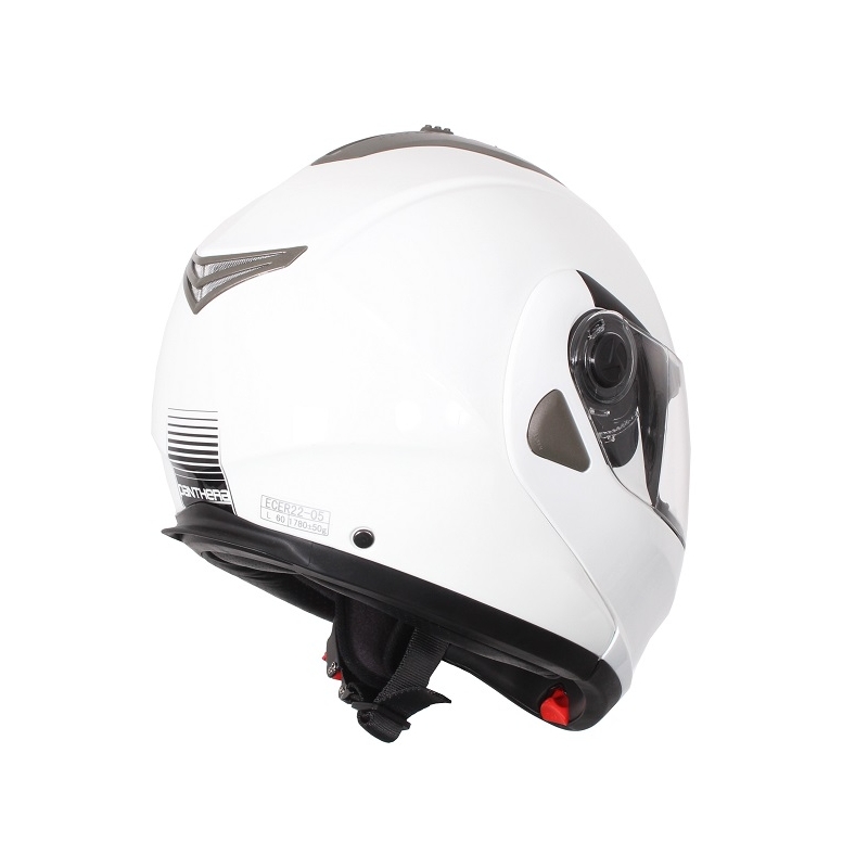 Helma na moto výklopná Panthera ST06 bílá