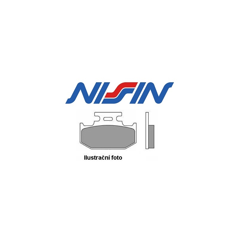 Brzdové destičky přední Nissin 2p321 ST výprodej