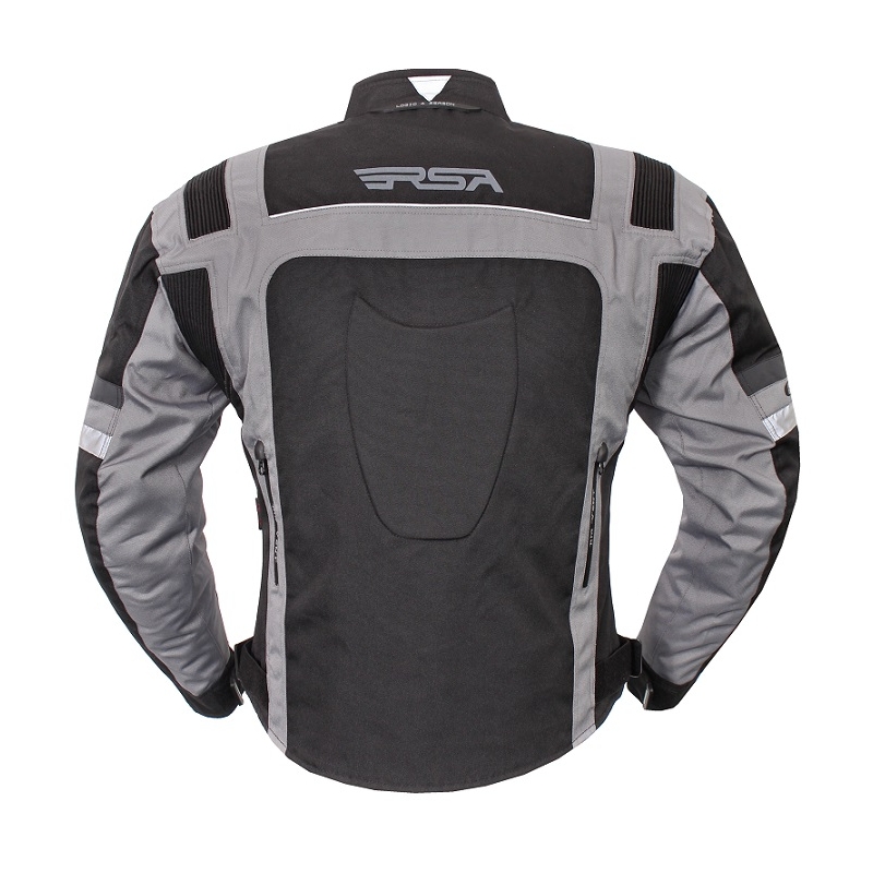 Bunda na motorku RSA Gear černo-šedá výprodej