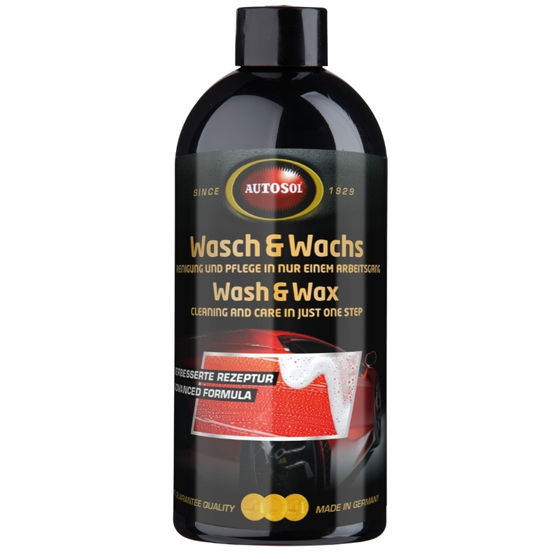 Šampoon koos vahaga Autosol Wash and Wax 500 ml