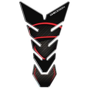 Kütusepaagi kate Prindi - Black Edition must-punane versioon