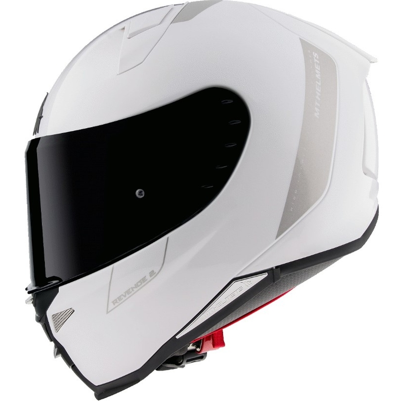 MT Revenge 2 Solid White Gloss Integral mootorratta kiiver allahindlus