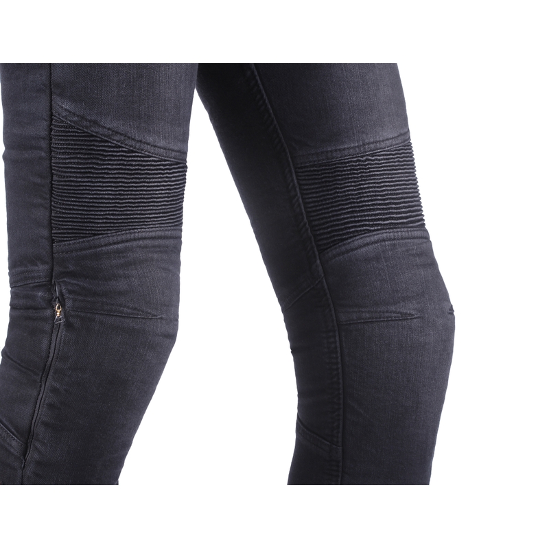Naiste Street Racer Spike II Slim fit CE teksad mustad