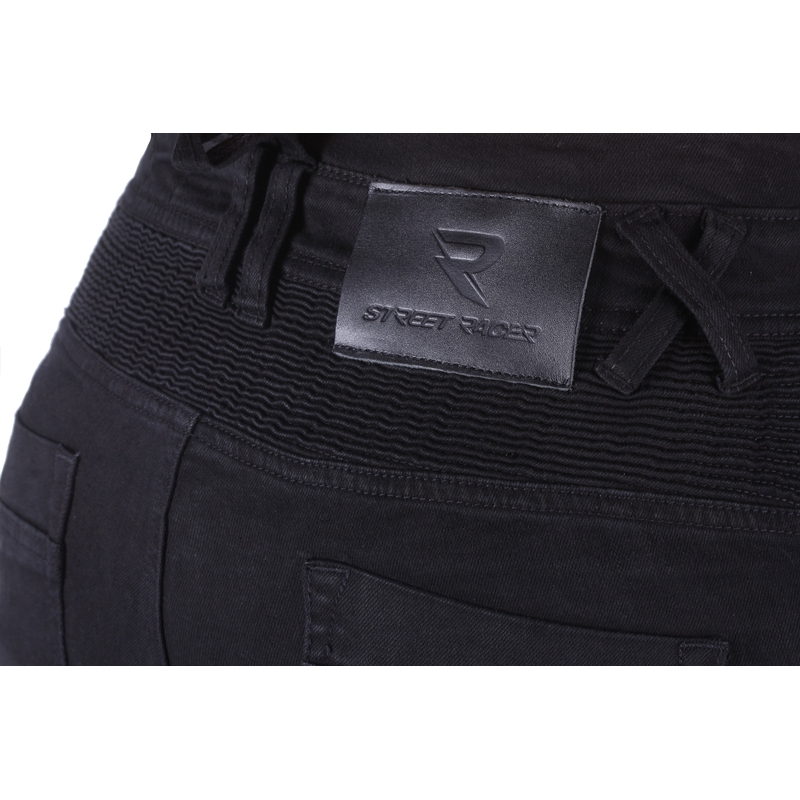 Naiste teksad Street Racer Stretch II Slim fit CE mustad