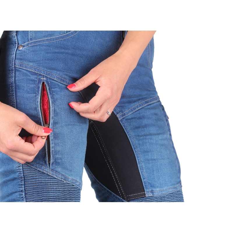 Naiste teksad Street Racer Stretch II Slim fit CE sinine