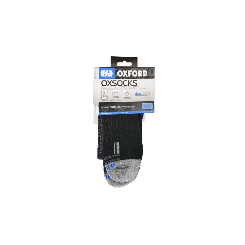 Oxford COOLMAX® sokid hall-must-sinine