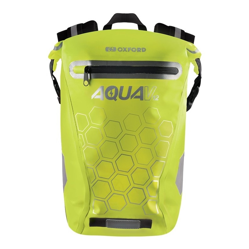Vodotěsný batoh Oxford AQUA V12 fluo žlutý 12 l