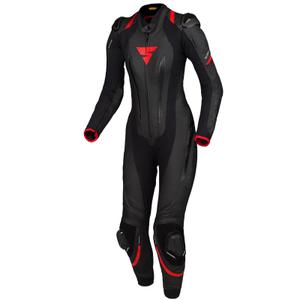 Naiste üheosaline ülikond Shima Miura RS must-punane