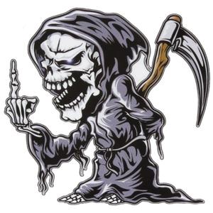 Kleebis Skull vasakule