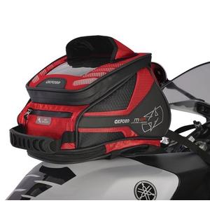 Tankikott ja sadulakott Oxford M4R Tank 'n' Tailer must ja punane