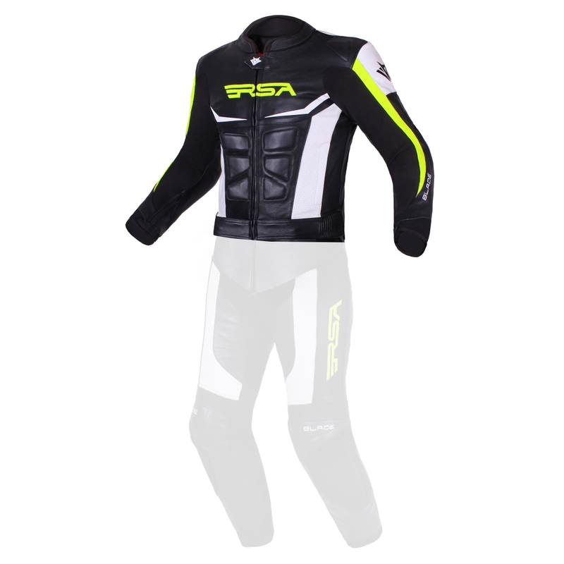 Pánská bunda RSA Blade černo-bílo-fluo žlutá výprodej