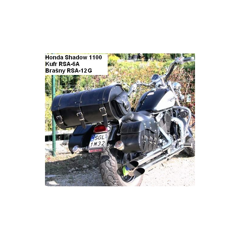 Chopper RSA-6B nahast mootorratta kohver