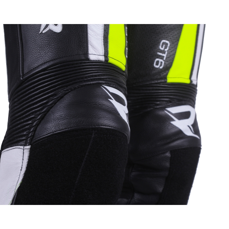 Meeste kombinesoon Street Racer GT6 must-valge-fluo kollane allahindlus