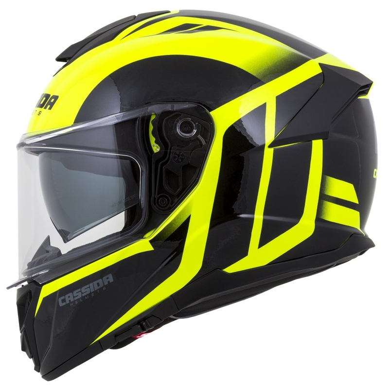 Integrální přilba Cassida Integral GT 2.0 Ikon černo-fluo žlutá