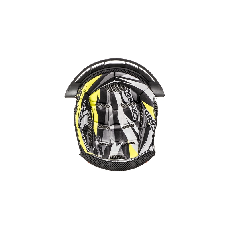 Cassida Cross Pro II kiivri sisekate must-valge-fluo kollane