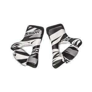 Cassida Cross Pro II kiivrile sobivad sisemised põsepadjad must-valge-hall