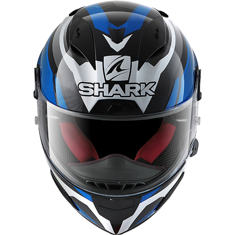 Integrální přilba SHARK RACE R-PRO Aspy černo-modro-fluo žlutá