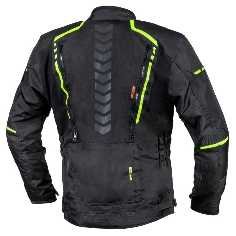 Moto bunda Ozone Tour II černo-fluo žlutá výprodej