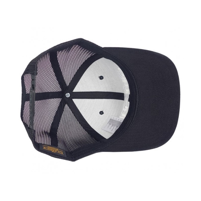 Kšiltovka Meatfly Logo Trucker Yupoong černá