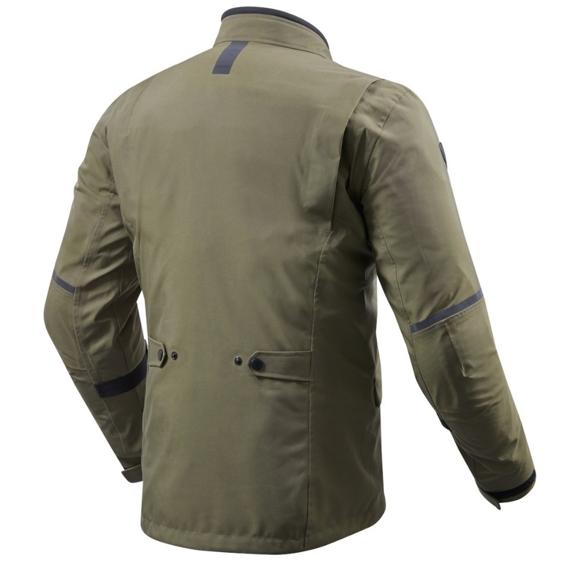 Bunda na motorku Revit Trench GTX tmavě zelená výprodej