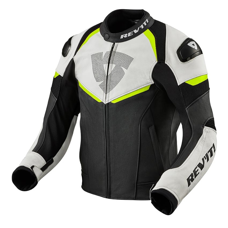 Bunda na motorku Revit Convex černo-fluo žlutá výprodej