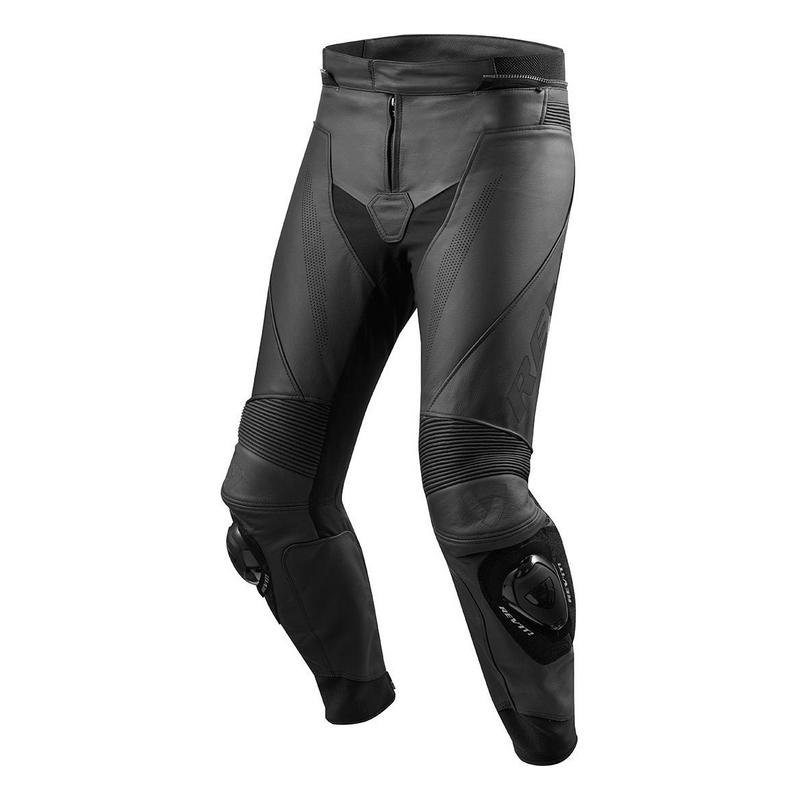 Revit Vertex GT mustad nahast mootorrattapüksid allahindlus