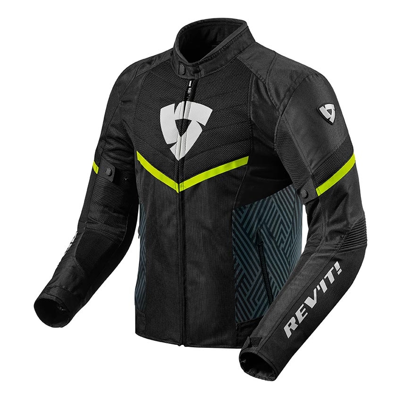 Bunda na motorku Revit Arc Air černo-fluo žlutá výprodej