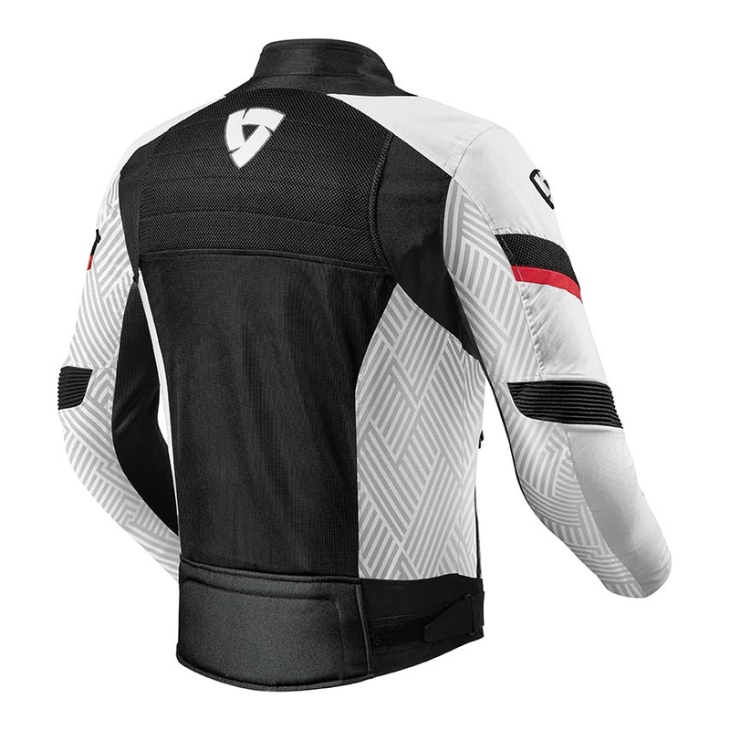 Bunda na motorku Revit Arc Air bílo-červená výprodej