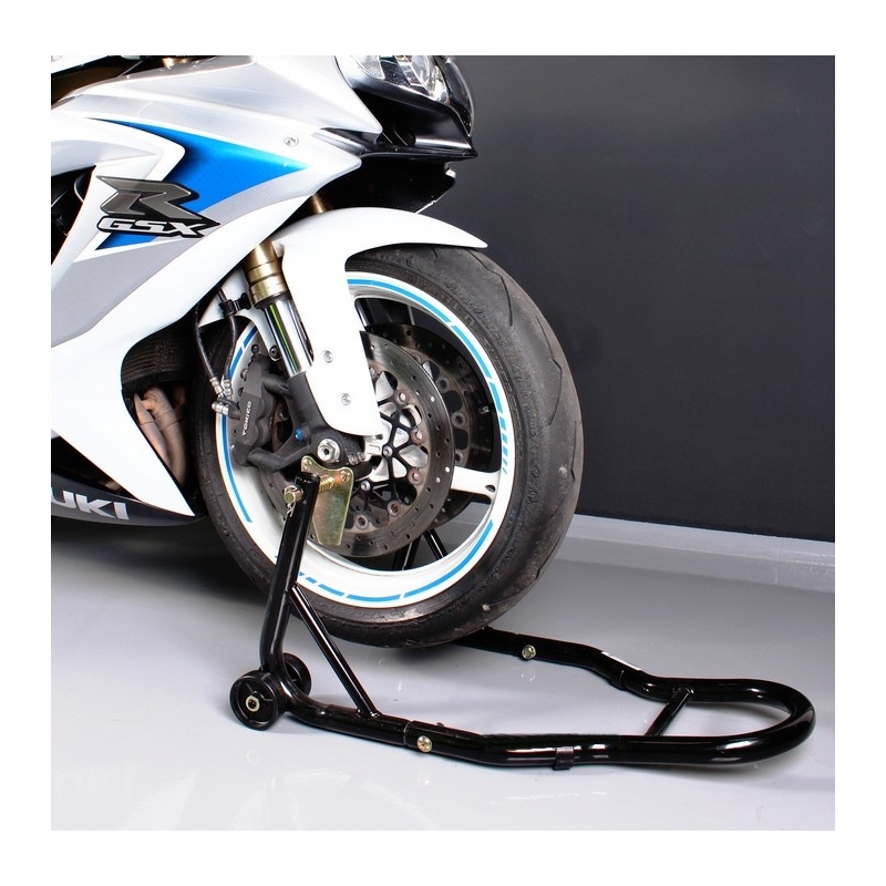 Moto stojan přední s kolečky R-TOOL - II. jakost