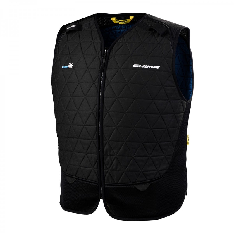 Shima Hydrocool Hyper Kewl mootorratta jahutusvest Must
