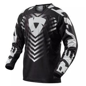 Motokrossitrikoo Revit Rough must ja valge