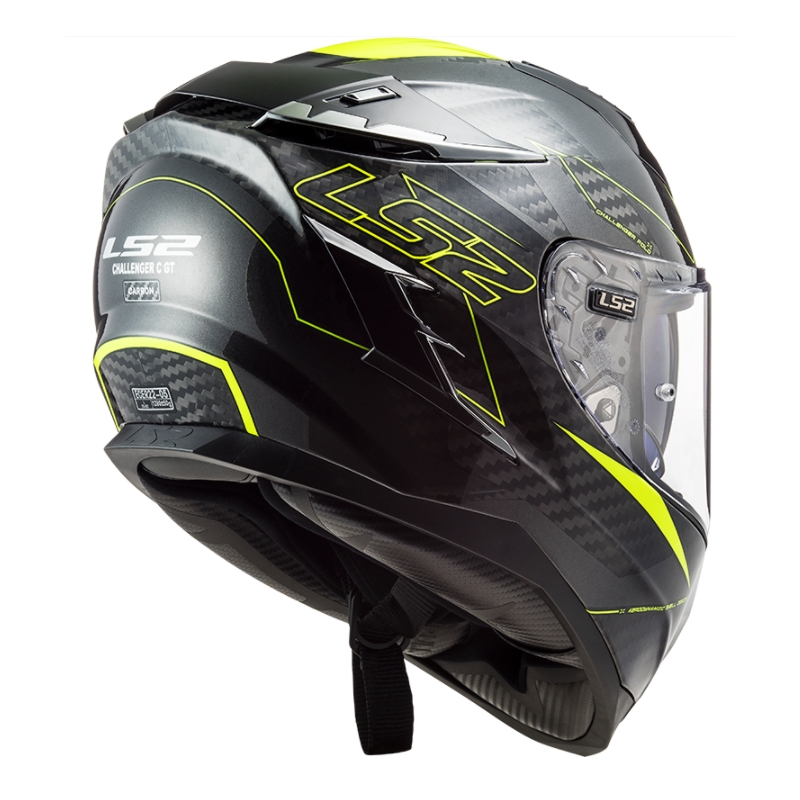Integrální přilba na motorku LS2 FF327 Challenger CT2 Fold černo-fluo žlutá
