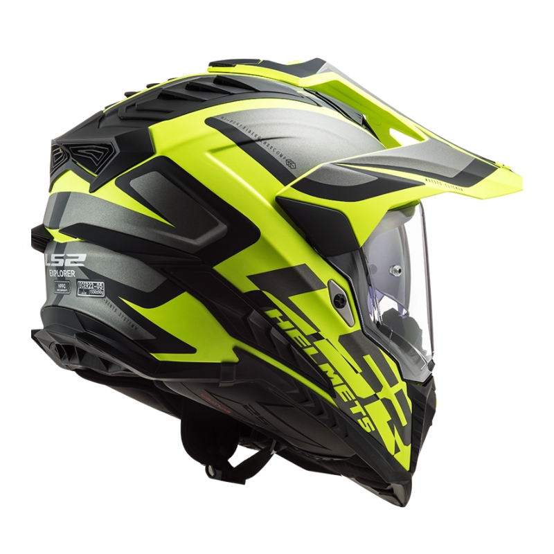 Enduro kiiver LS2 MX701 Explorer Alter must-hall-fluo kollane