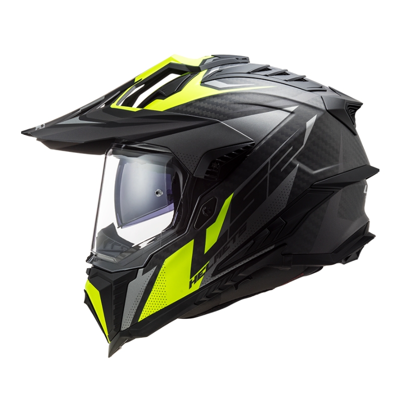 Enduro kiiver LS2 MX701 Explorer C Focus must-hall-fluo kollane