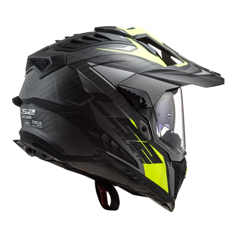 Enduro kiiver LS2 MX701 Explorer C Focus must-hall-fluo kollane
