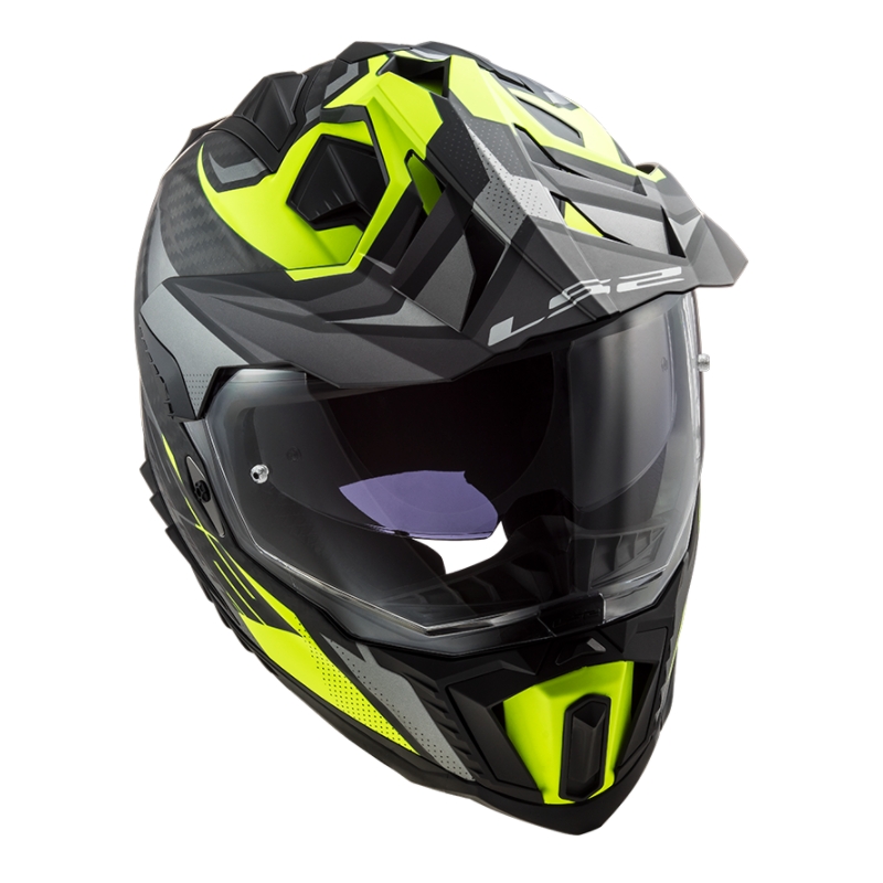 Enduro kiiver LS2 MX701 Explorer C Focus must-hall-fluo kollane