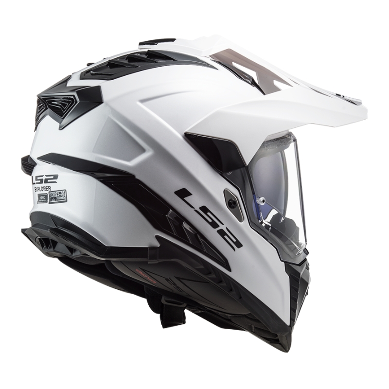 Enduro přilba LS2 MX701 Explorer Solid bílá