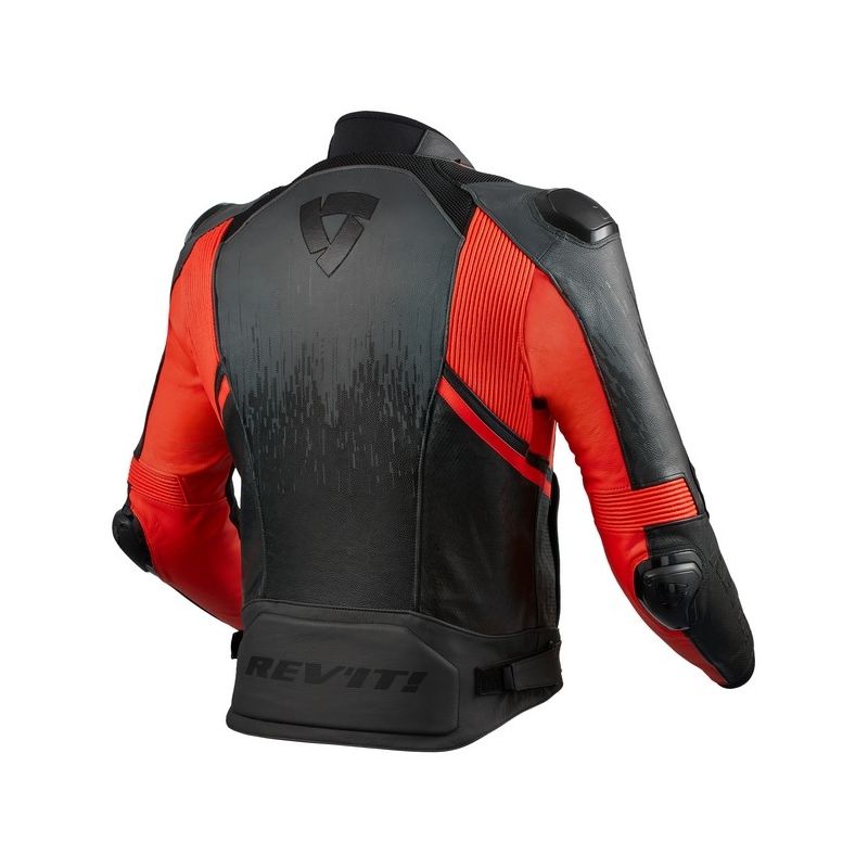 Bunda na motorku Revit Quantum 2 šedo-fluo červená výprodej