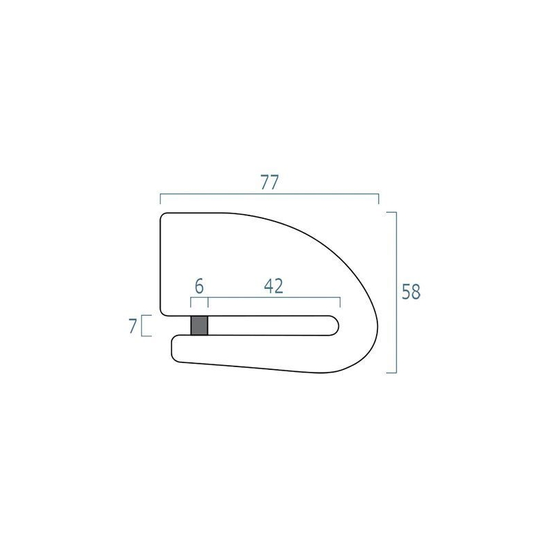 Ketaspidurilukk XENA XZZ6L kollane