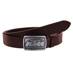 Nahast moto vöö soljega KTM pruun