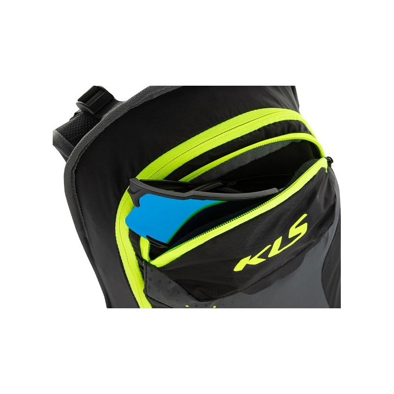 Cyklo batoh KELLYS Lane 10 l černo-fluo žlutý výprodej