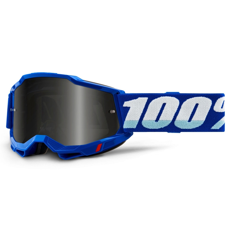 Motokross prillid 100% ACCURI 2 sinine (suitsutatud pleks)