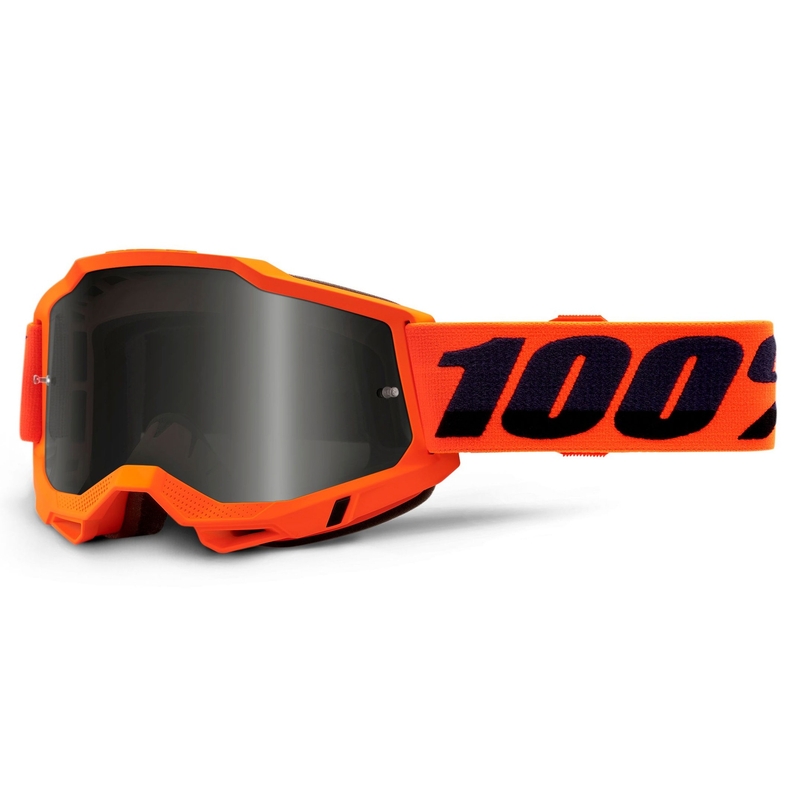 Motokrosové brýle 100% ACCURI 2 oranžové (kouřové plexi)