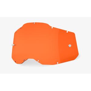 Plexi 100% Racecraft 2/Accuri 2/Strata 2 oranž (Anti-fog)