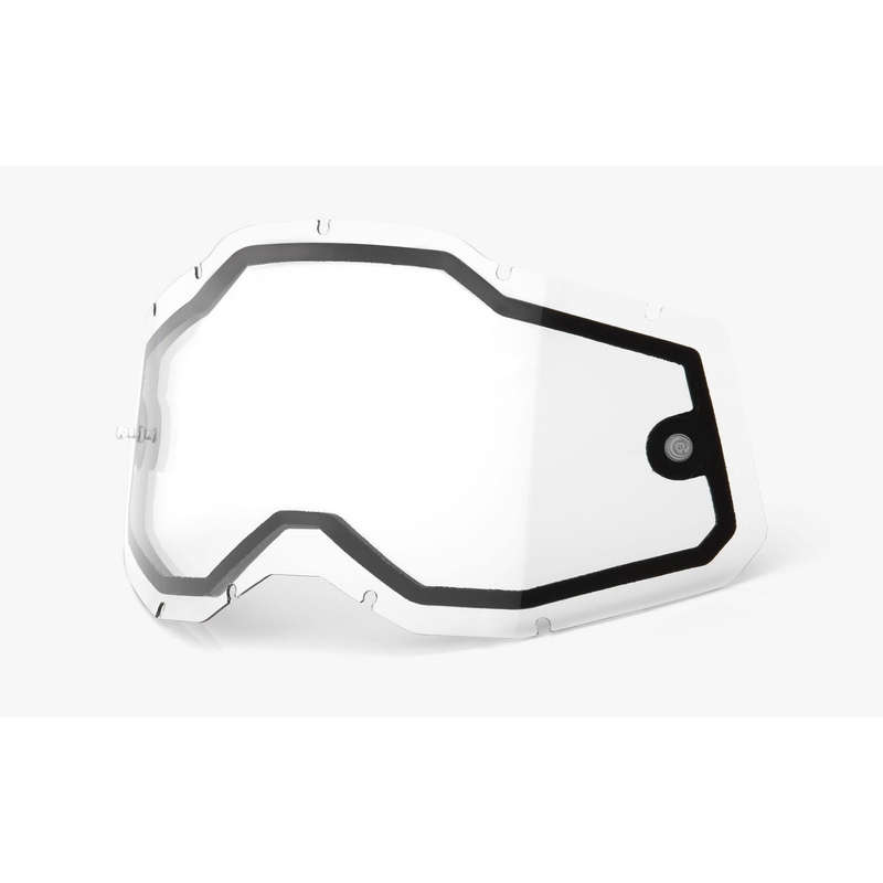 Plexi 100% Racecraft 2/Accuri 2/Strata 2 topelt läbipaistev (Anti-fog)
