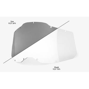 Plexi 100% Racecraft 2/Accuri 2/Strata 2 isevärvitav (Anti-fog)