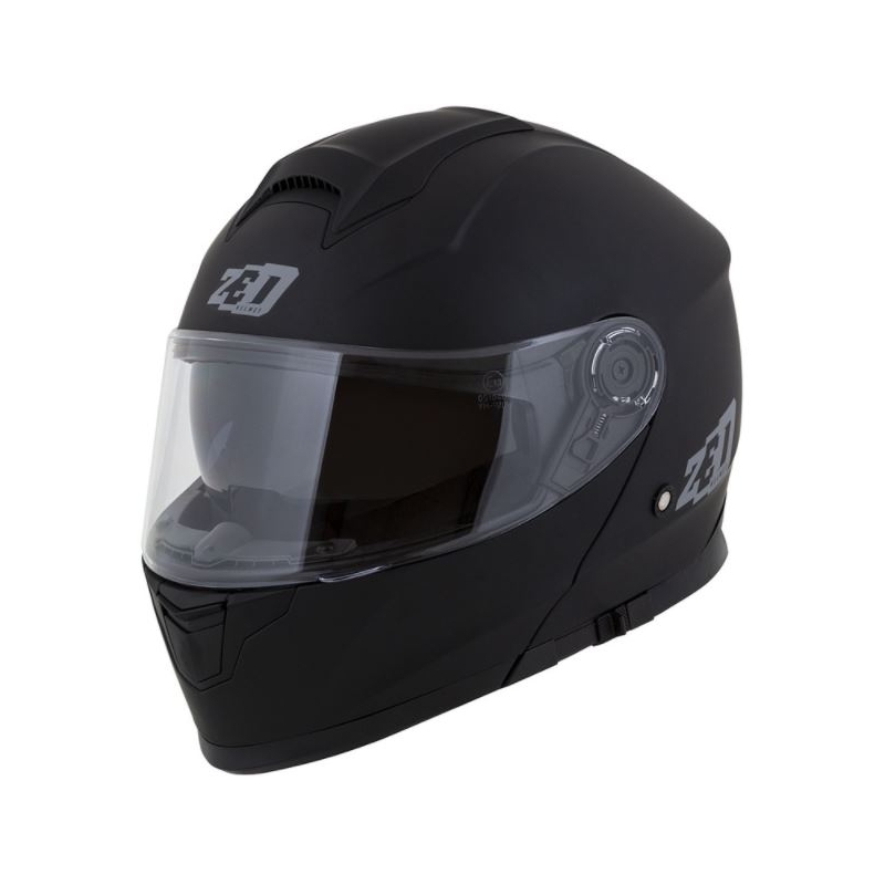 Ümberpööratav mootorratta kiiver ZED F18 must matt