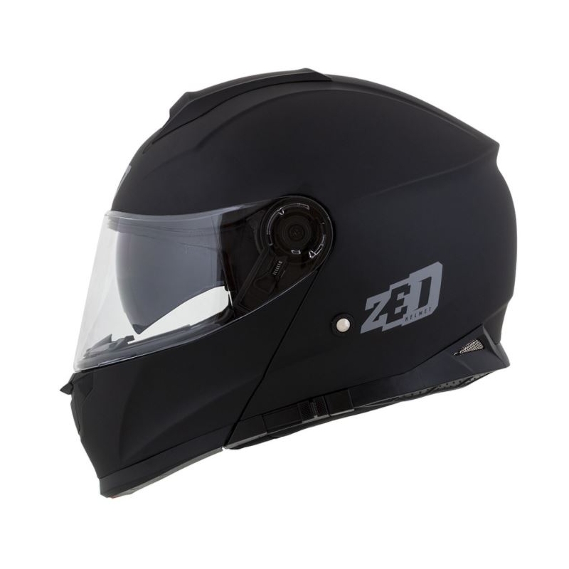 Ümberpööratav mootorratta kiiver ZED F18 must matt