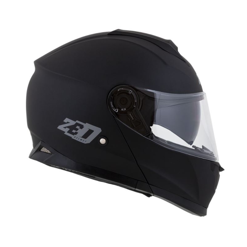 Ümberpööratav mootorratta kiiver ZED F18 must matt