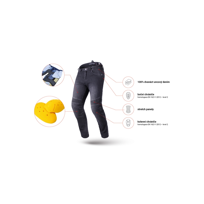 Street Racer Warior CE laiendatud teksad mustad allahindlus